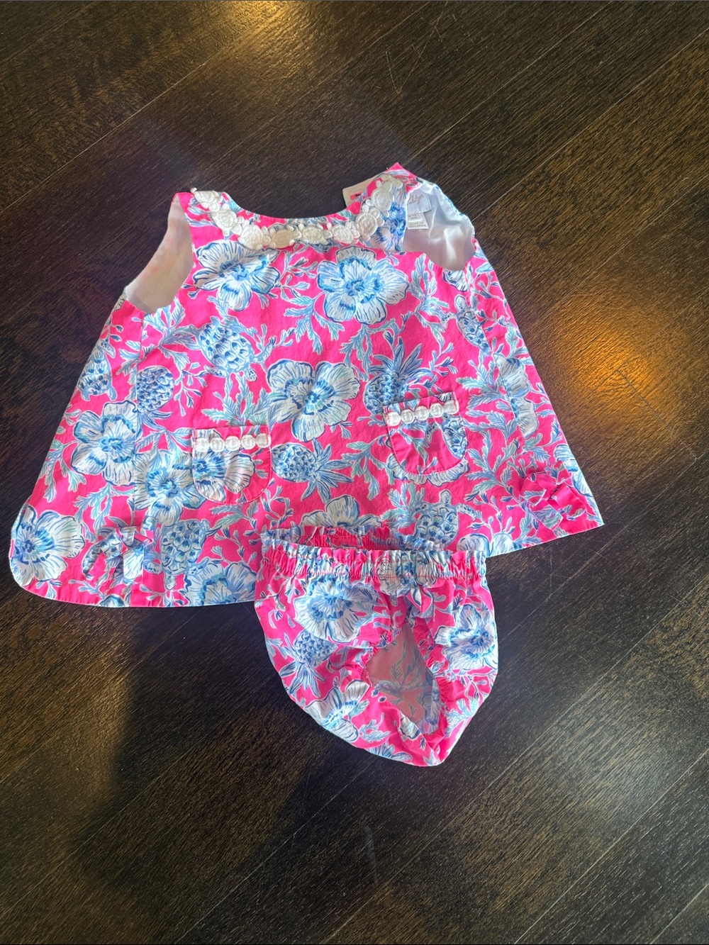 Lilly Pulitzer Baby Dress & Bloomer Set